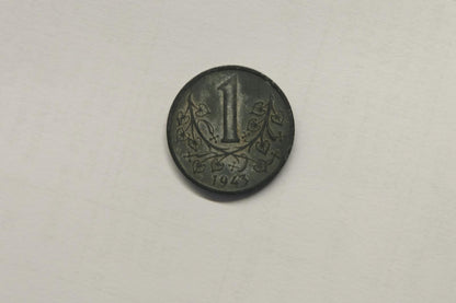 1943 1 Koruna Protektorát Čechy a Morava