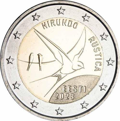 2023 2 EURO Estónsko Lastovička