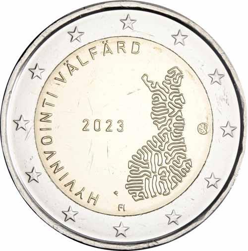 2023 Fínsko 2 eurá  Sociálne služby