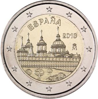 2013 2 Euro Španielsko - Kláštor sv. Vavrinca z el Escorialu