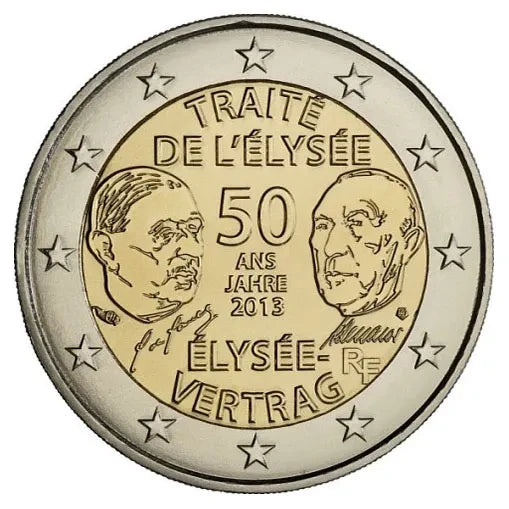 2013 2 EURO Nemecko -Elyzejská zmluva set A D F G J