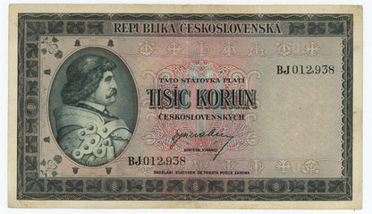 1945 1000 kčs séria BJ