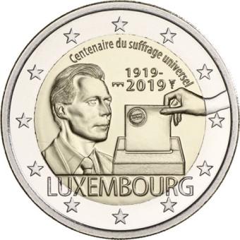 2019  2 EURO Luxembursko - Volebné právo