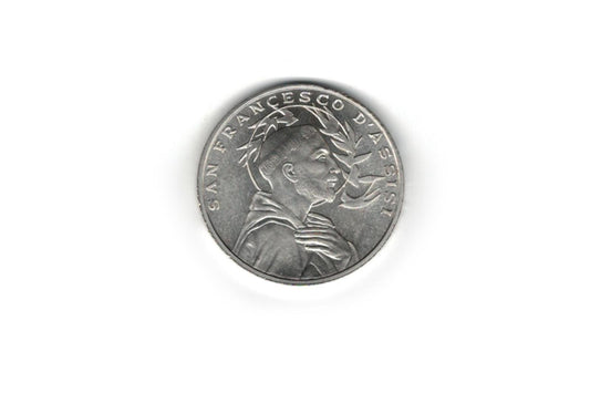 Postriebrená medaila sv. František z Assisi