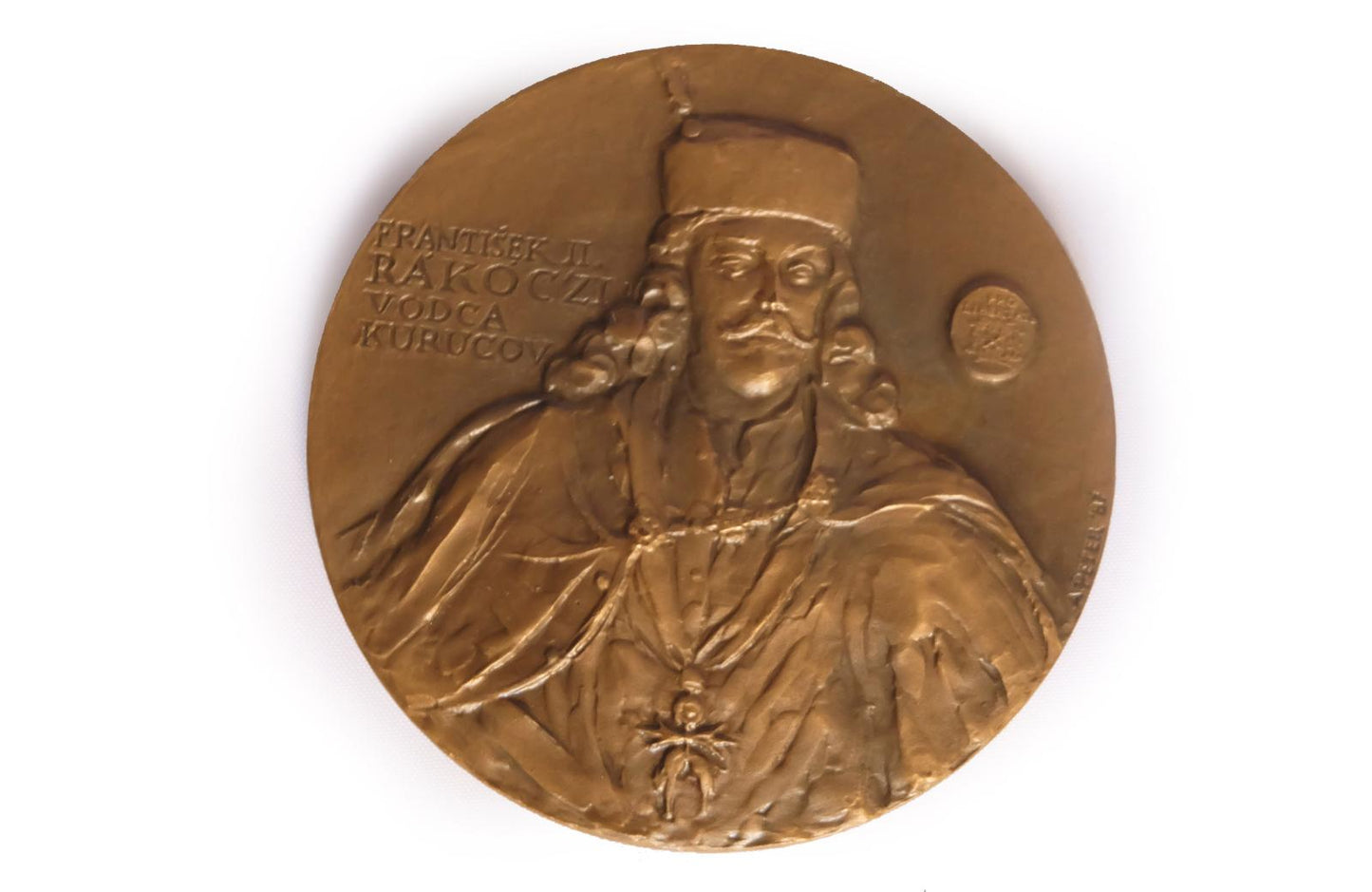 MEDAILA 1988 - FRANTIŠEK RÁKOCZI Slovenská Numizmatická Spoločnosť