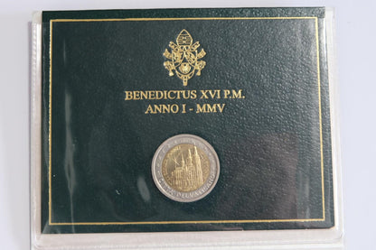 2005 Vatikán 2 euro - 20. svetový deň mládeže - Kolín nad Rýnom
