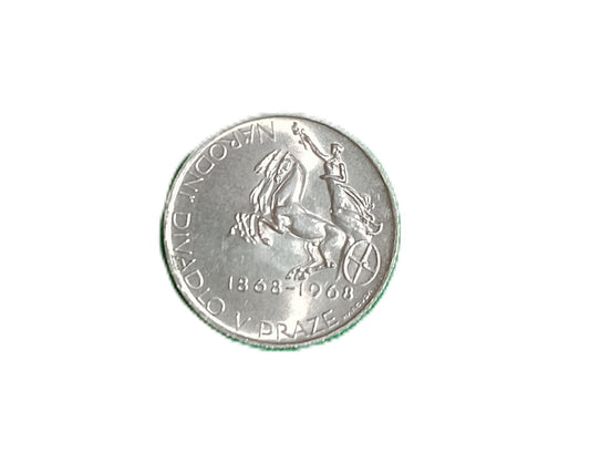 1968 10 Kčs - Národné divadlo v Prahe - 100. výročie položenia základného kameňa