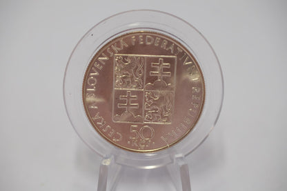 1990 / 50 kčs Svatá Anežka Česká
