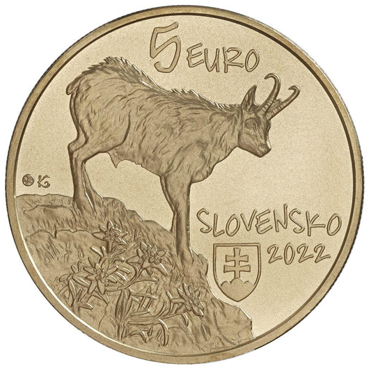 2022 Minca 5€ - Kamzík vrchovský tatranský