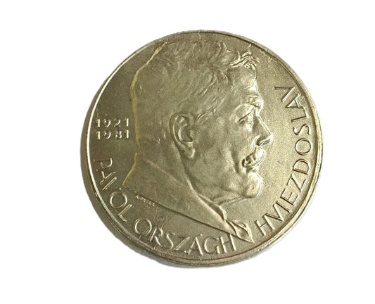 1981 medaila Pavol Országh Hviezdoslav SNS Kremnica