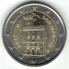 2012 Dom vlády 2 euro San Maríno