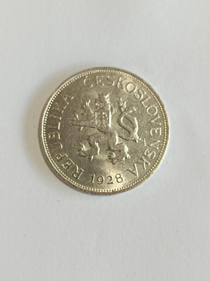 1928a 5 korún Československo