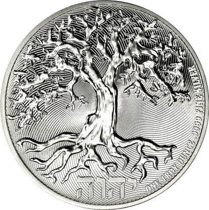 2022 2 Dollars Niue BU 1 Oz Ag Tree of Life