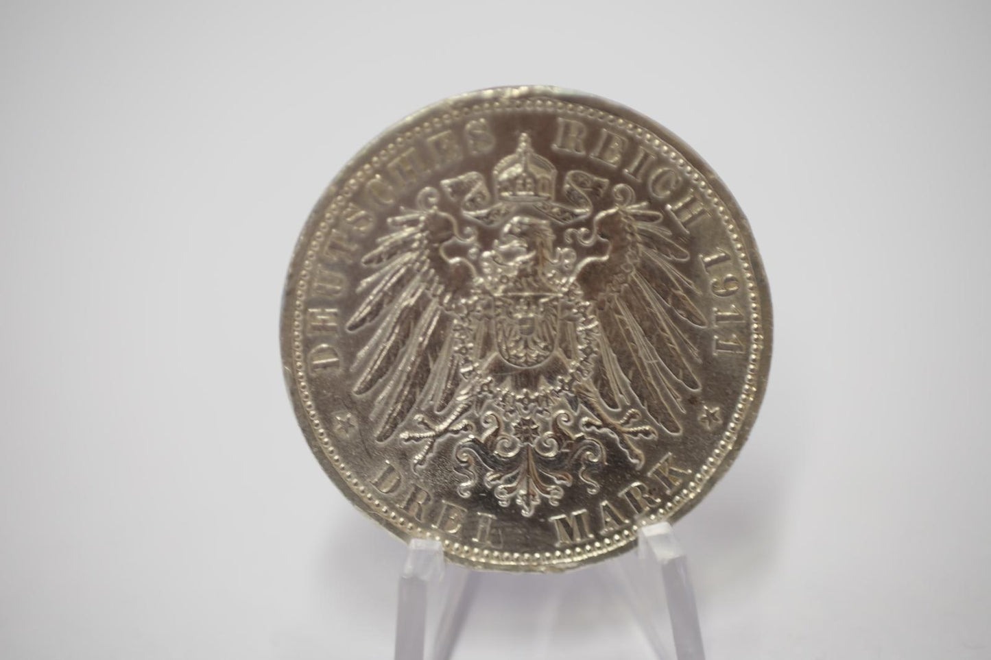 1911 Prusko 3 Marka  A Wilhelm II