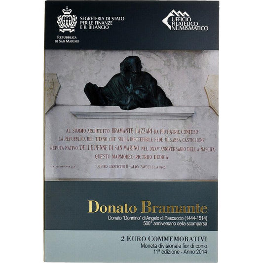 2014 San Maríno 2 euro Donato Bramante