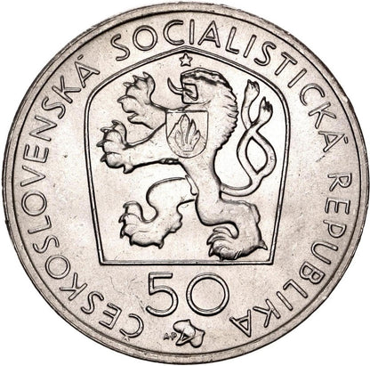 1972 50 Kčs - J. V. Myslbek - 50. výročie úmrtia