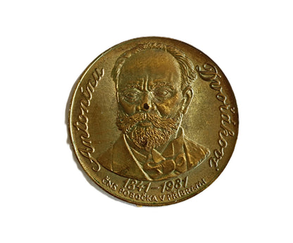 Medaile Set Bronz a Postriebrená - Numizmatika - ČNS - 1981 Příbram A. Dvořák