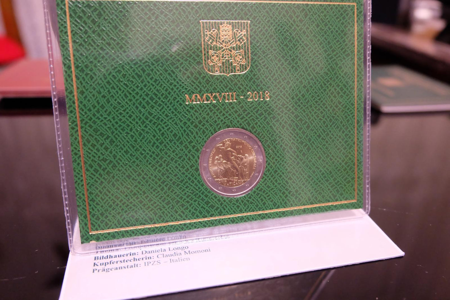 2018 Vatikán 2 euro Európsky rok kultúrneho dedičstva
