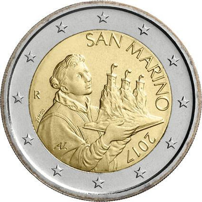 2017 2 Euro San Marino - Svätý Marinus (UNC)