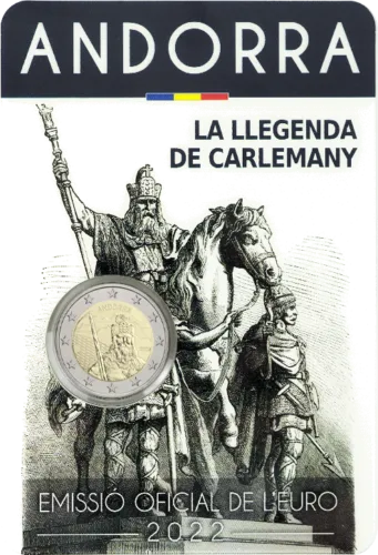 2022 Andorra 2 euro Karoľ Veľký