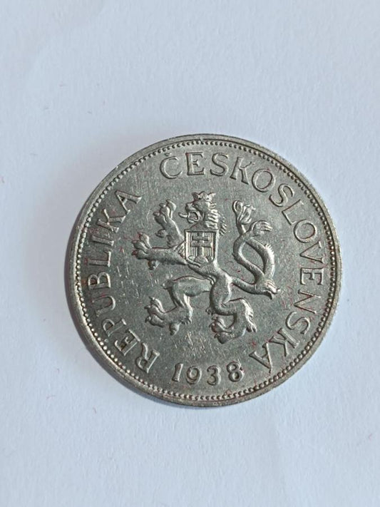 1938 5 kč Československo