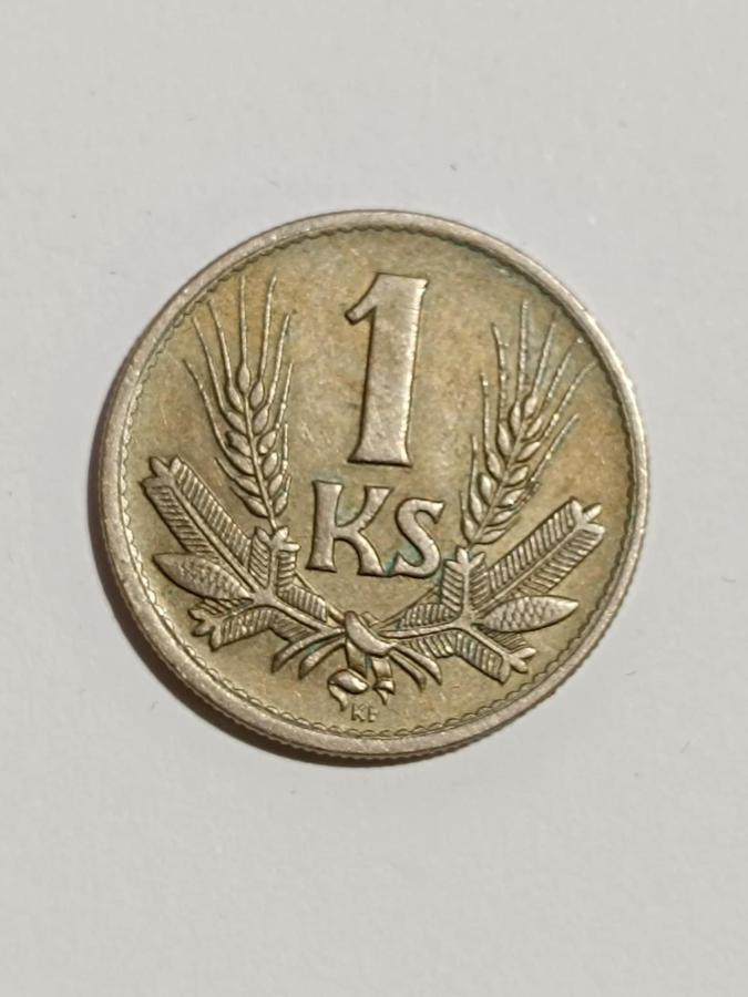 1944 1 Koruna Slovenský Štát