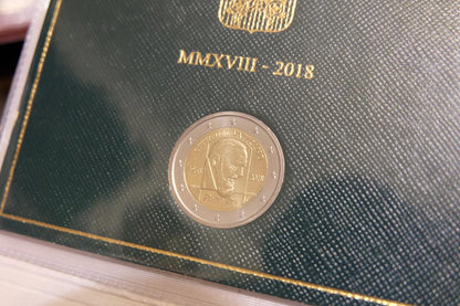 2018 Vatikán 2 euro Páter Pio