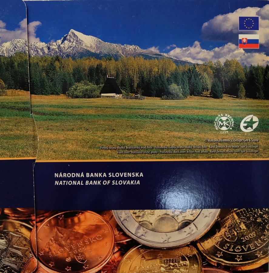 Prvý súbor slovenských euromincí 2009