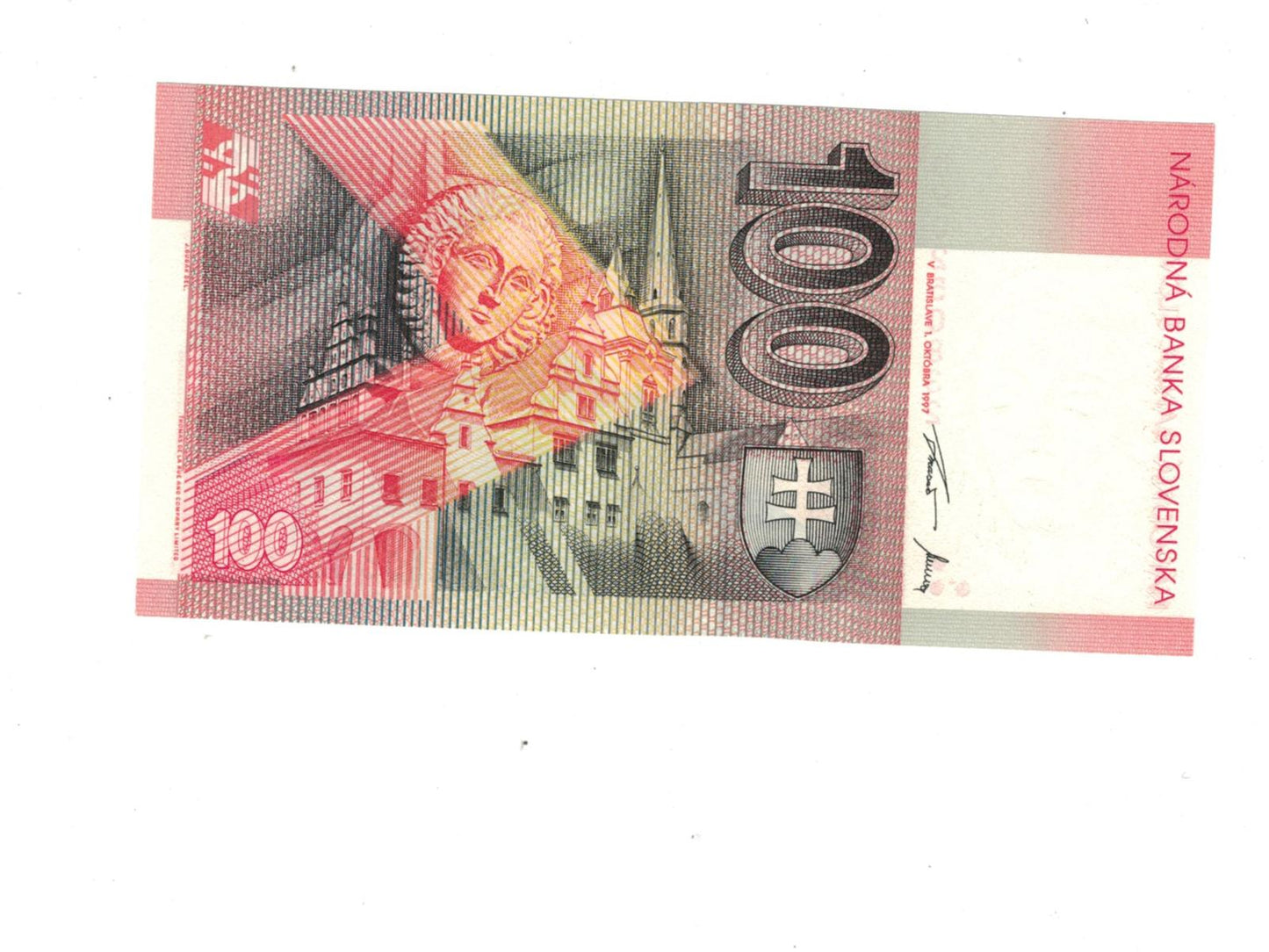 1997 100 korún slovenských Séria D UNC