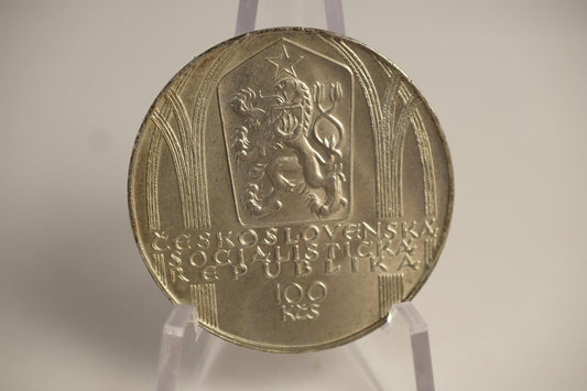 1980 100 kčs - Petr Parléř - 650. výročie narodenia