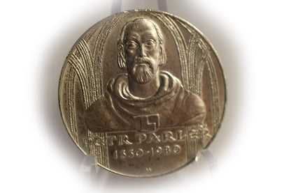 1980 100 kčs - Petr Parléř - 650. výročie narodenia
