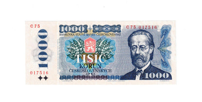 1985 1000 Korún Československo UNC séria C75
