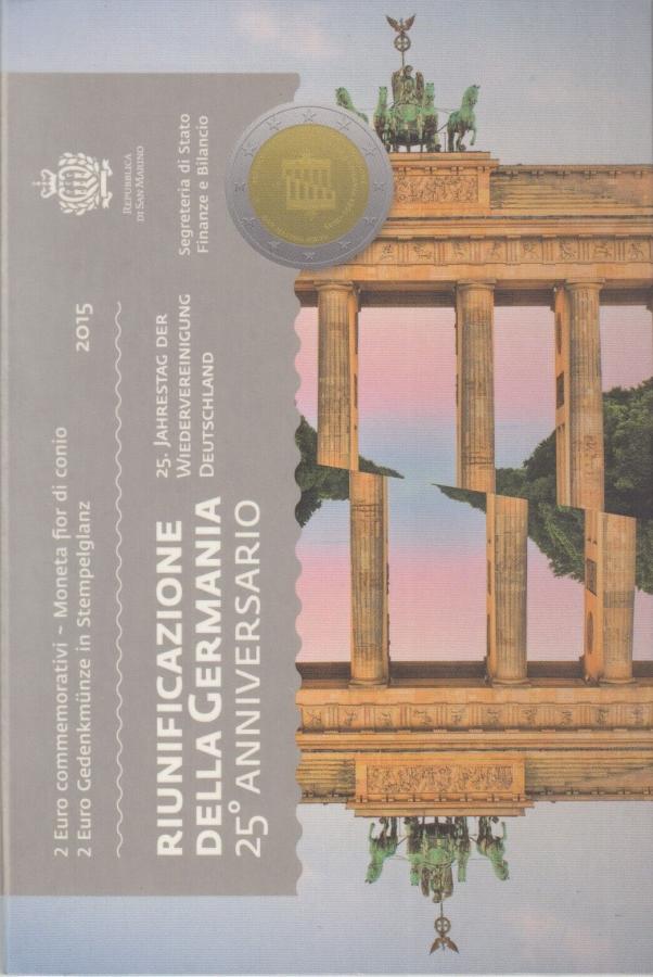 2015 San Maríno 2 euro Zjednotenie Nemecka