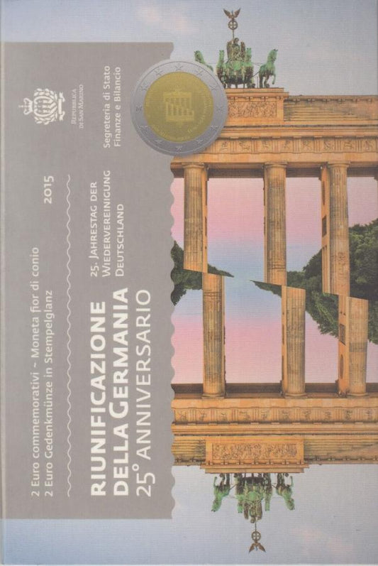 2015 San Maríno 2 euro Zjednotenie Nemecka