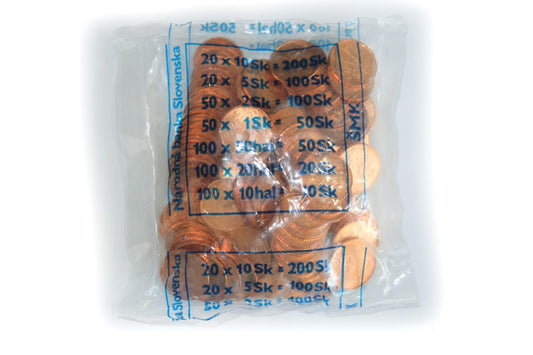 50 Halierov Set mincí 2000 v originál bankovom sáčku UNC